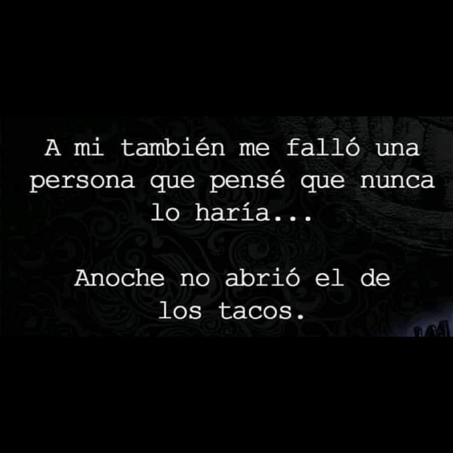 A mi tambiÃ©n me fallÃ³...