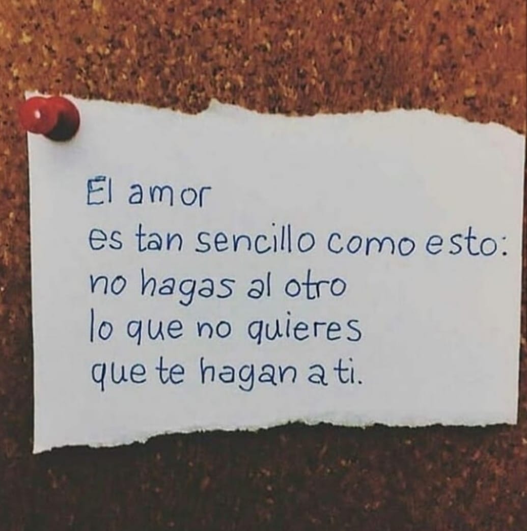El amor es tan sencillo como esto...