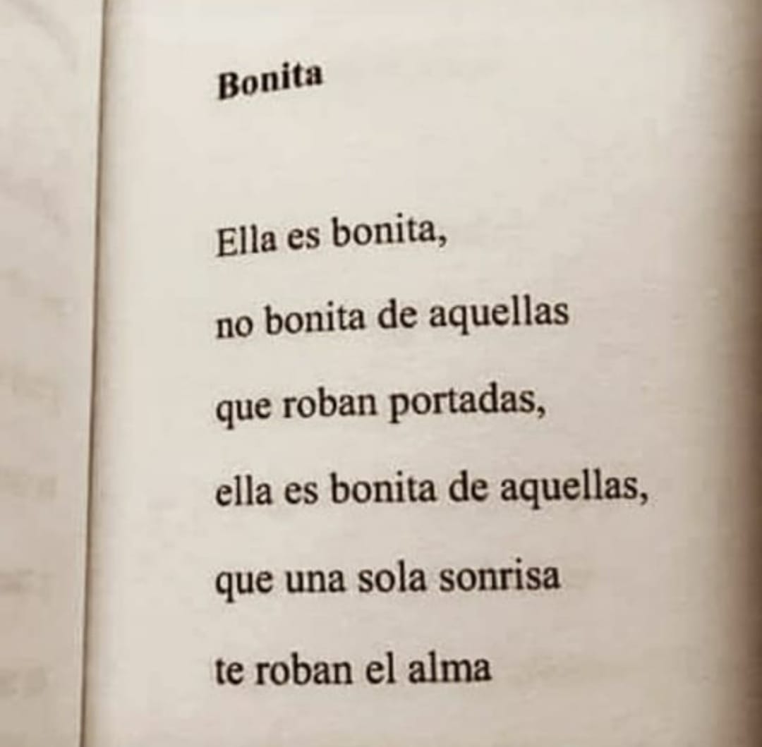 Ella es bonita...