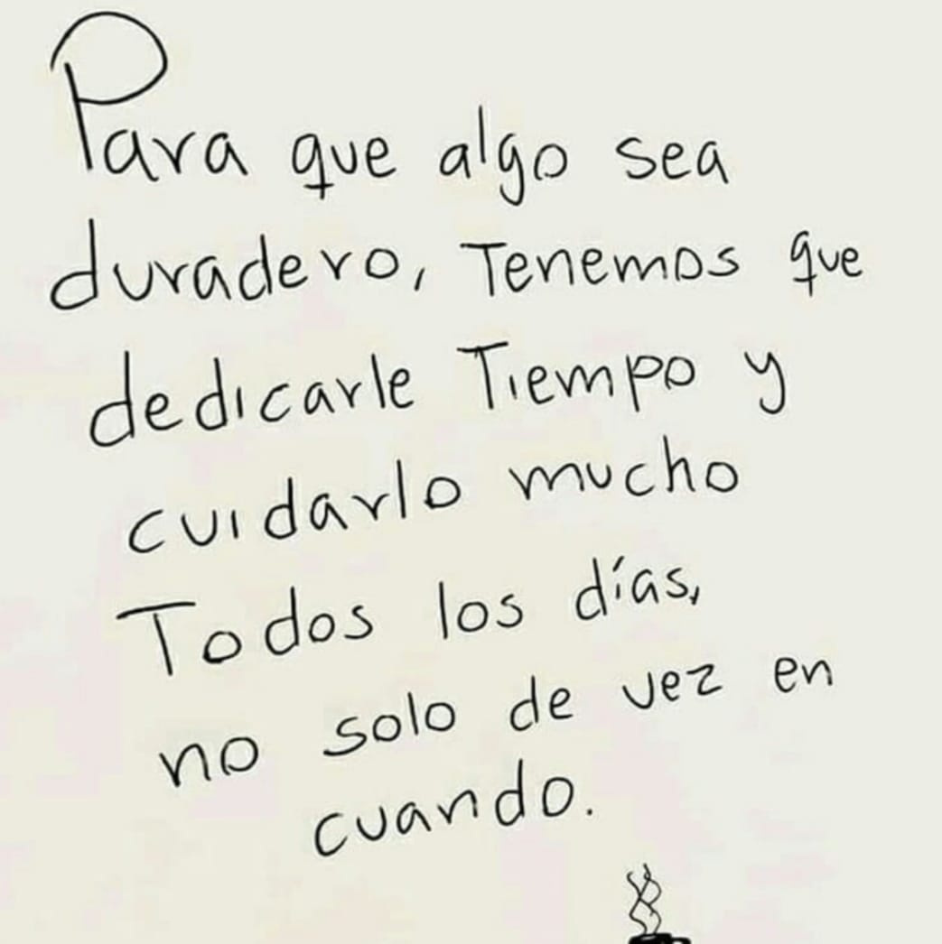 Para que algo sea duradero